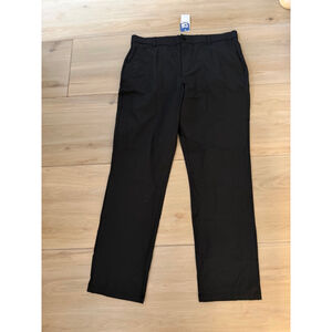 NEW Men's Gradual Black Flat Front Dress Pants 38/31